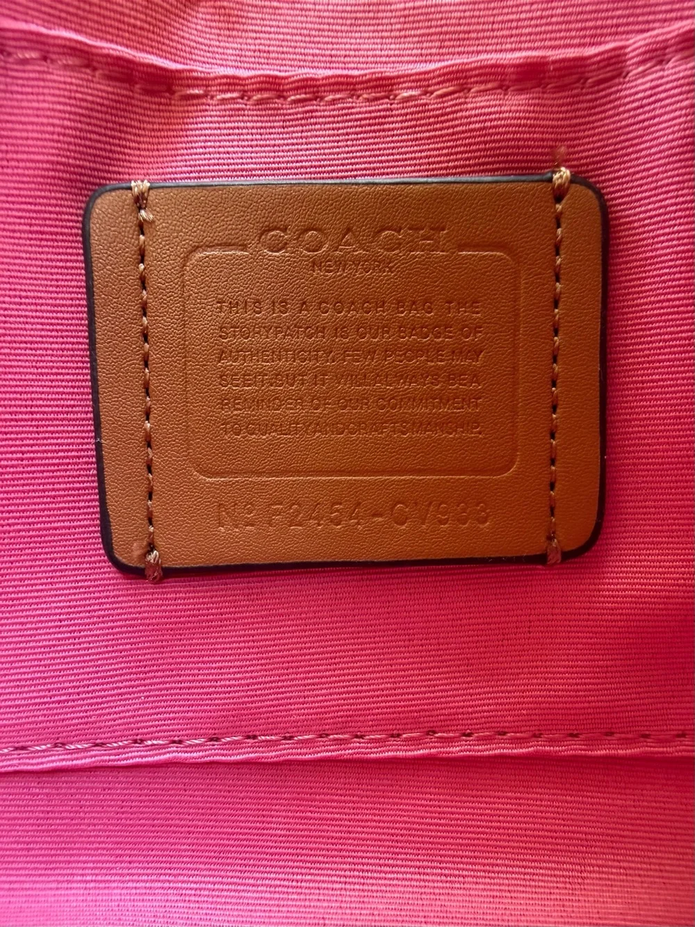 Coach powder Signature shoulder  Bag